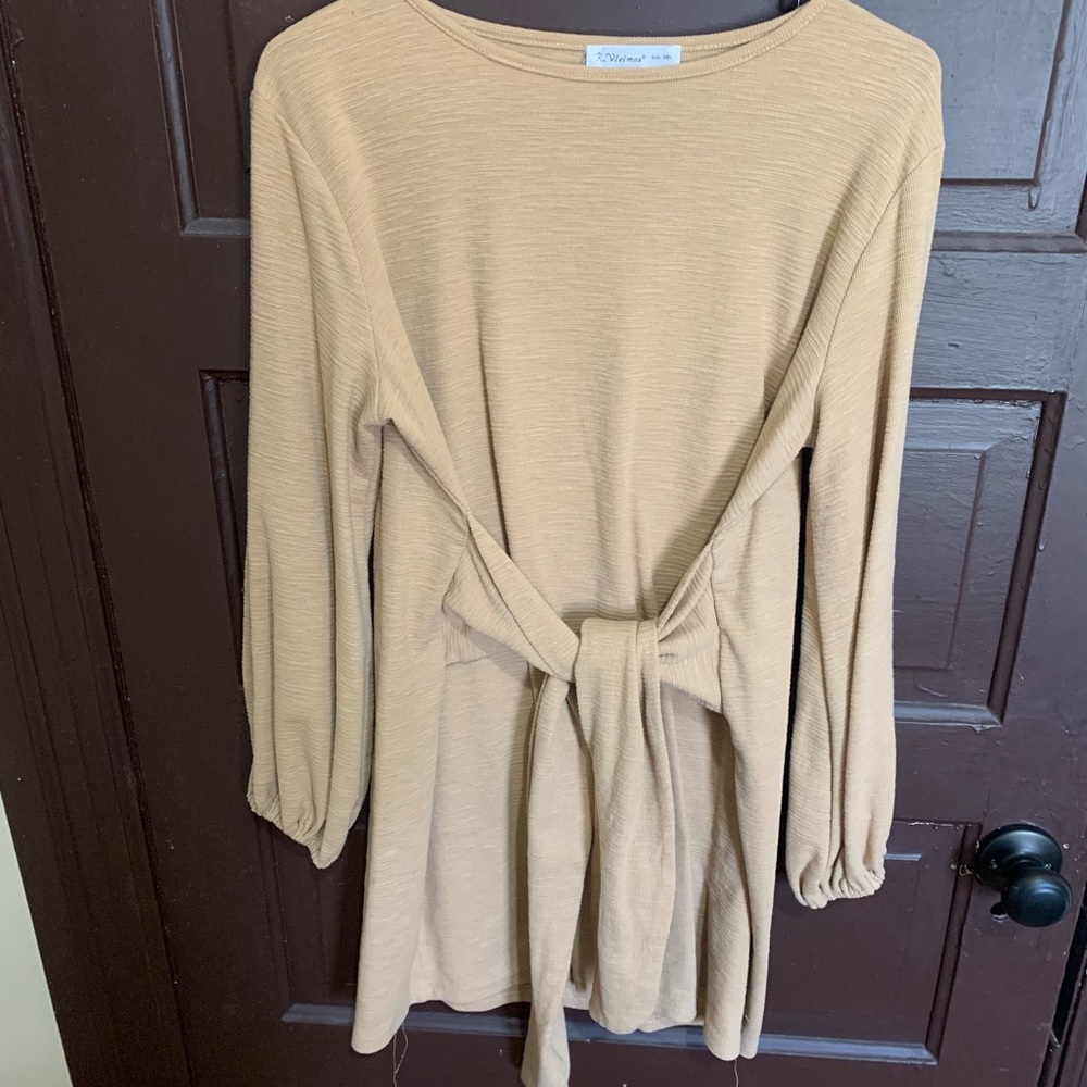 Tan Dress
